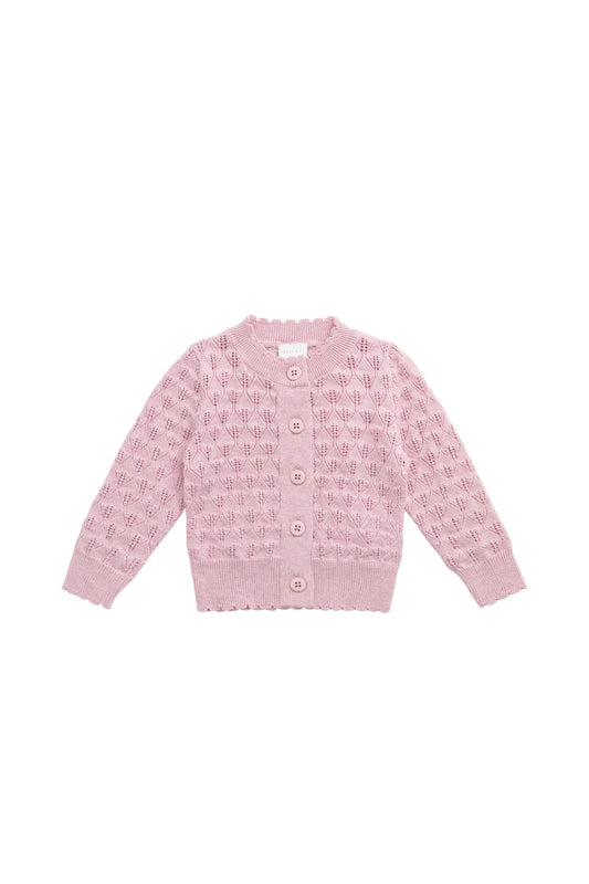 Magnolia Cardigan | Sweet Pink Marle