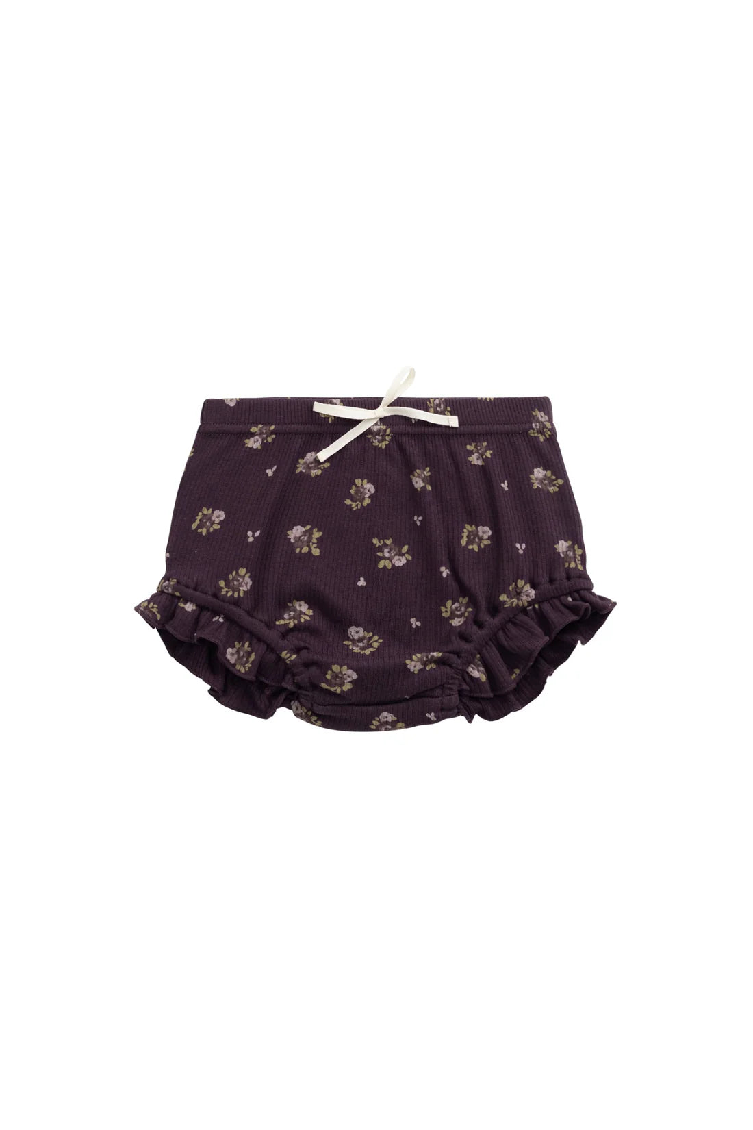 Fine Rib Frill Bloomer | Simone Huckleberry