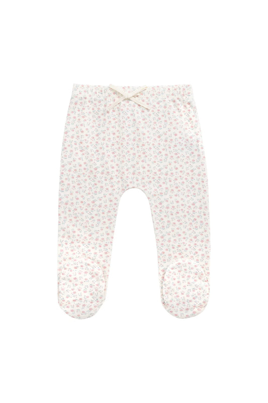 Footed Pant | Posy Garden Pink