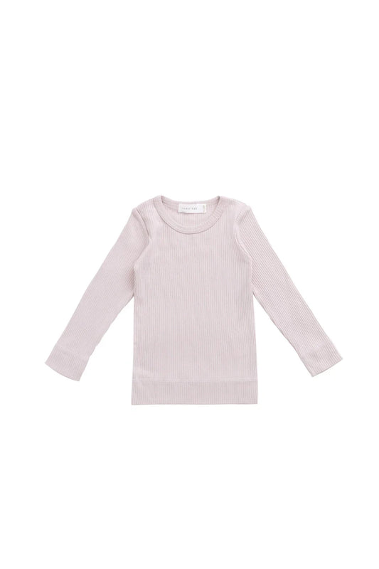 Modal Marina Long Sleeve Top | Violet Tint