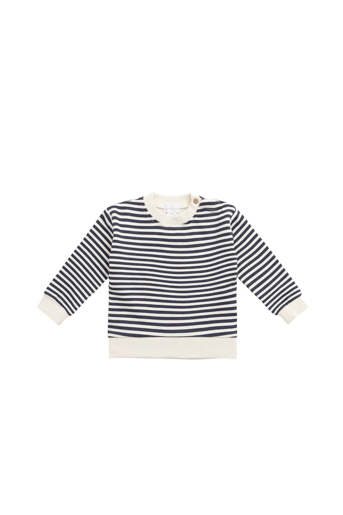 Peyton Sweatshirt | Slim Stripe Charter/Cloud