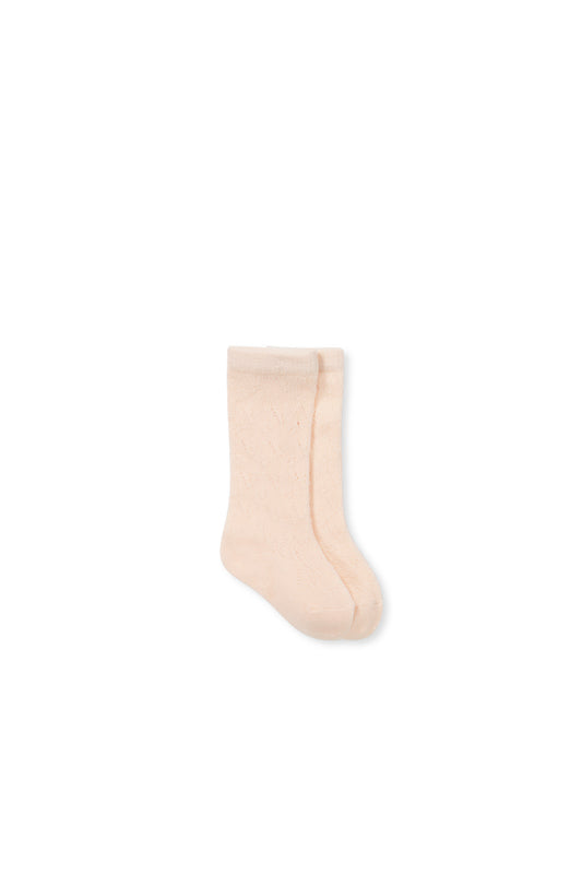 Lillian Knee High Sock | Boto Pink