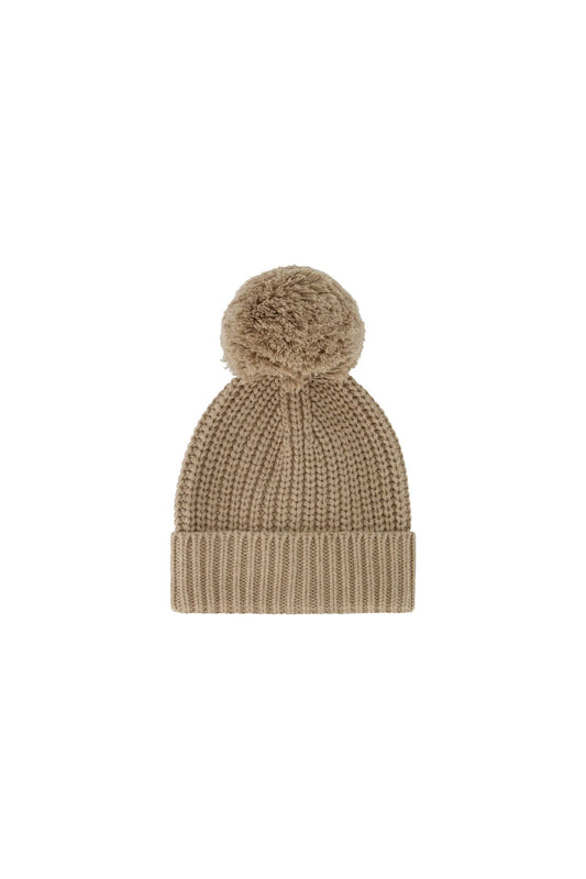 Aurelie Pom Beanie | Sable Marle