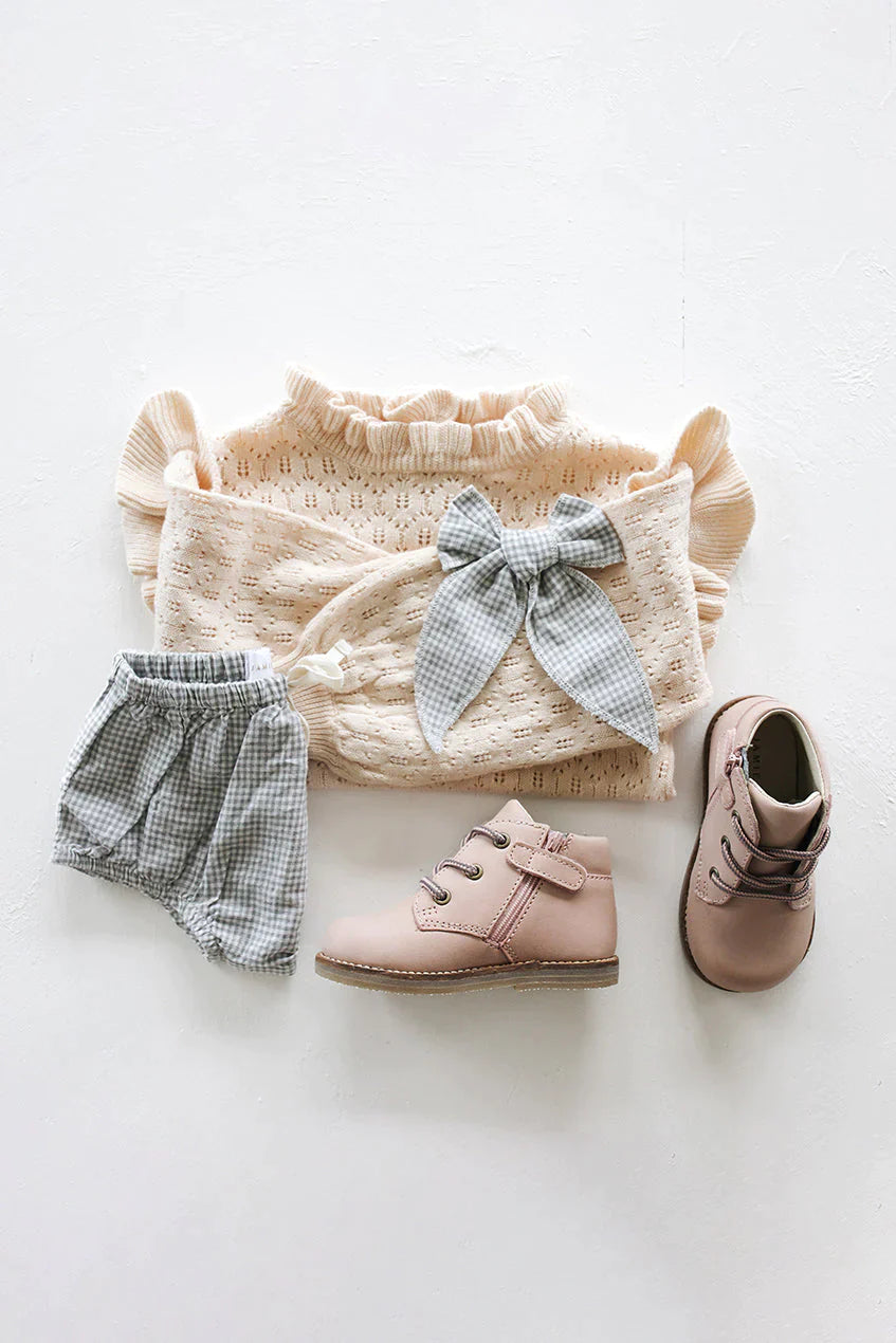 Leather Boot | Blush