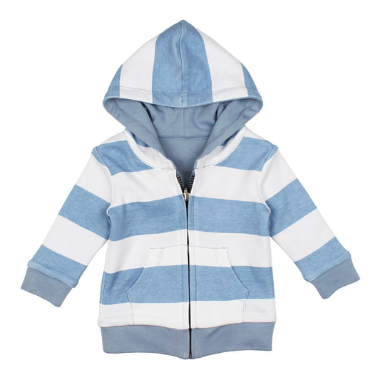 Reversible Zipper Hoodie | Pool