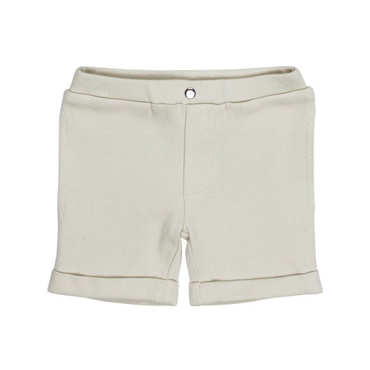 Cuffed Shorts | Stone