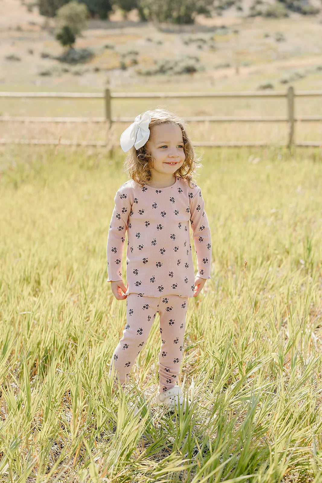 Pink Petals Top & Pant Set