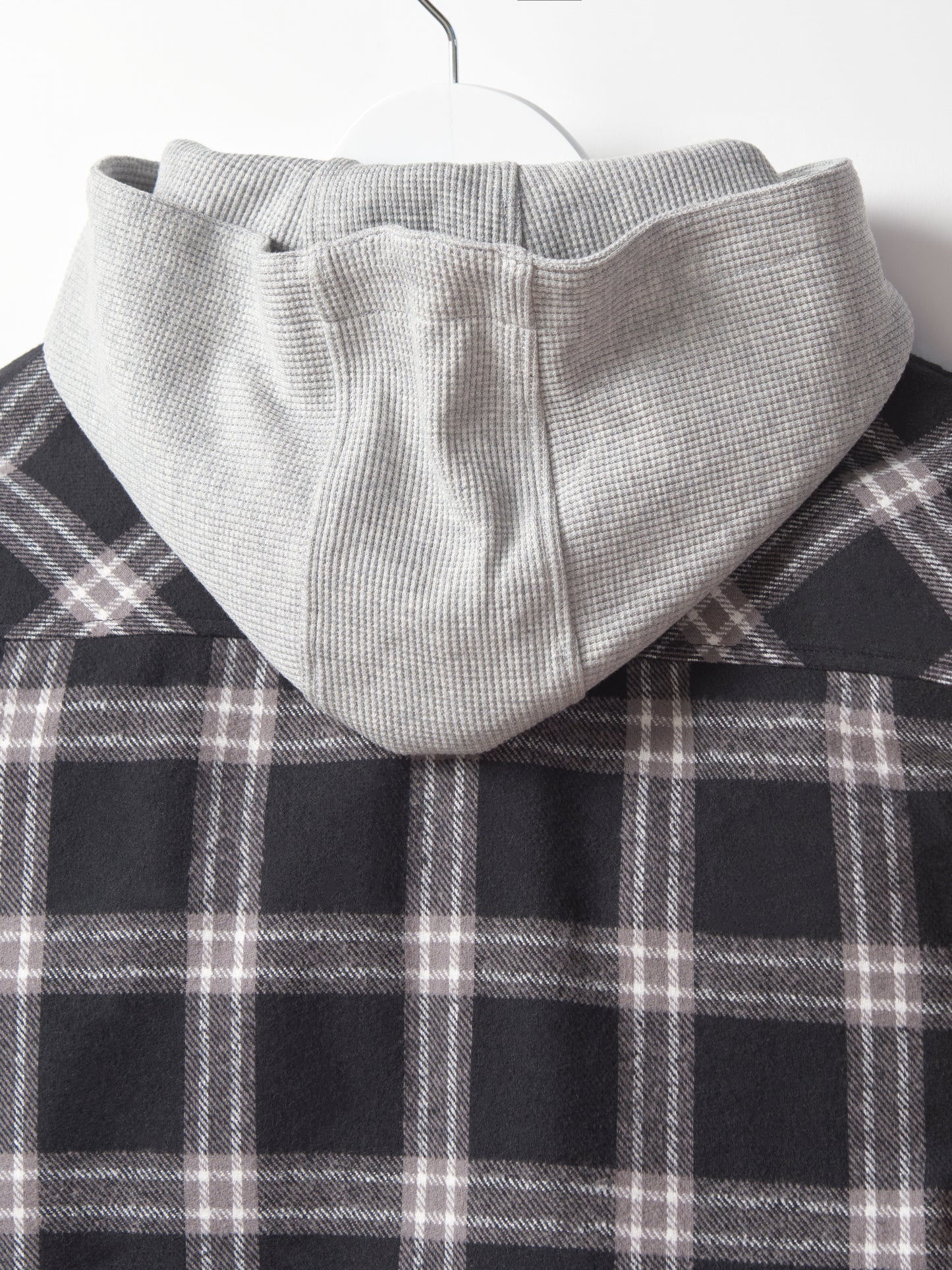 ADULT Hooded Flannel | Black