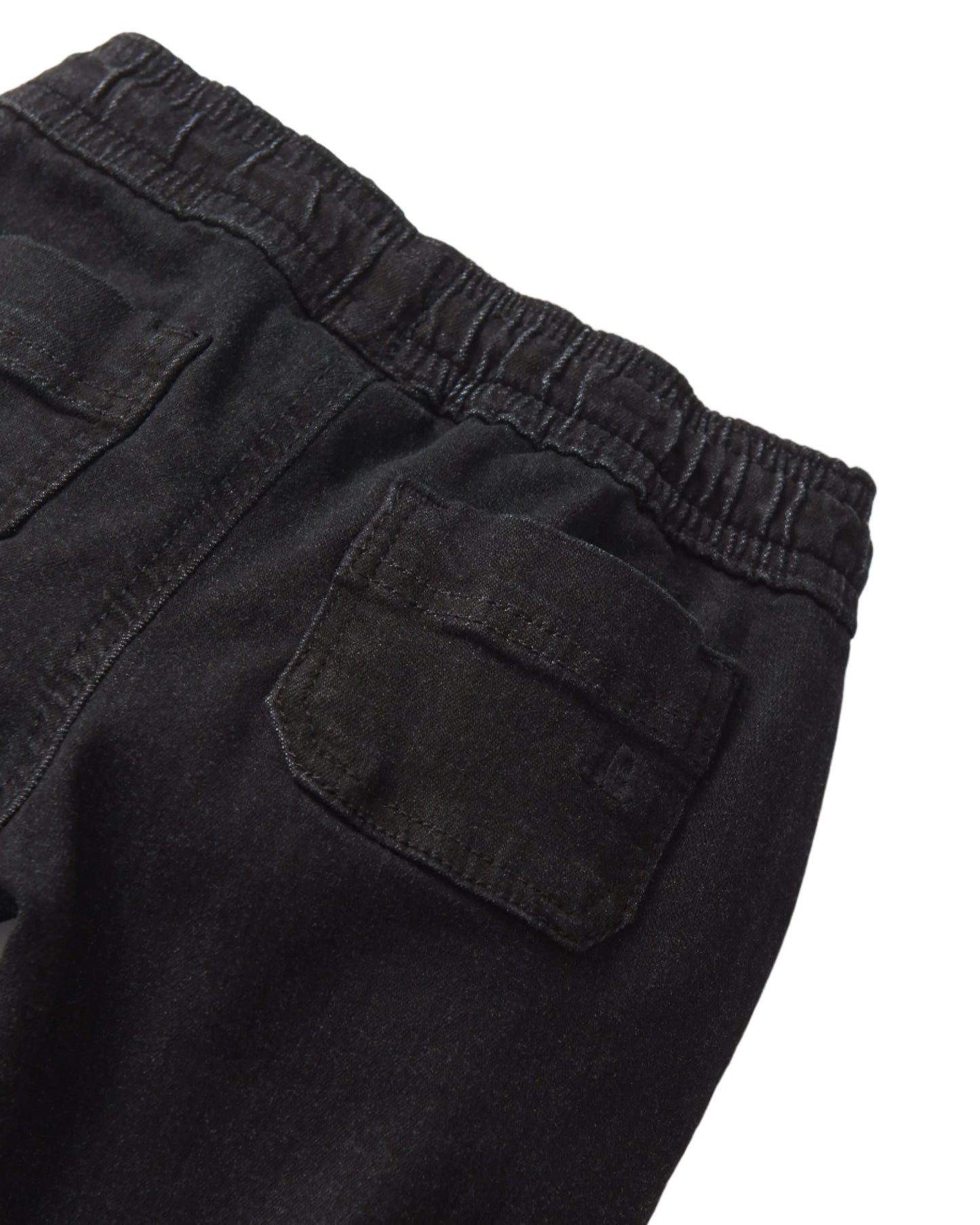 Denim Jogger Pant | Faded Black