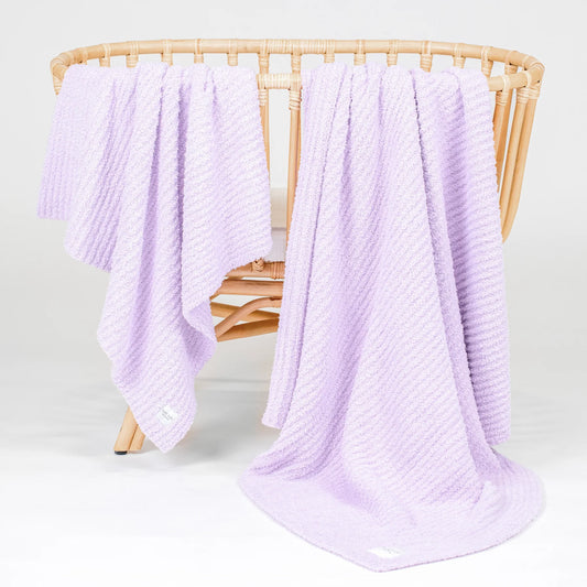 Chenille Blanket | Lilac