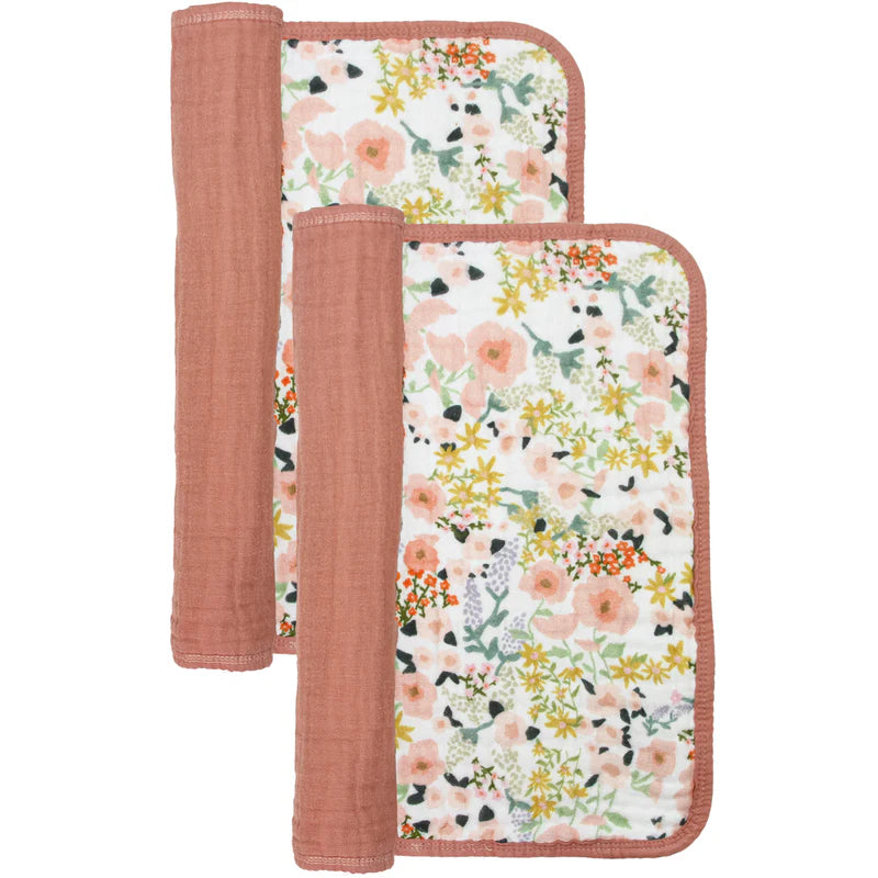 Cloud Muslin Burp Cloth 2 Packs (Multiple Color Options)