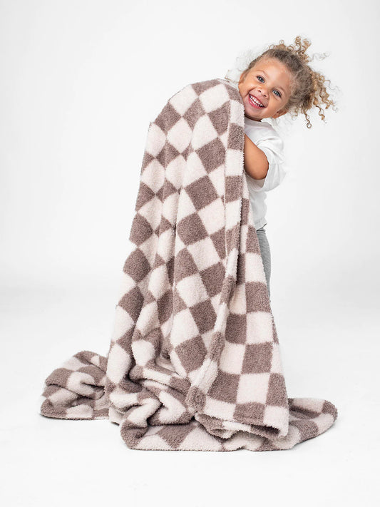 Plush Blanket | Mushroom Check