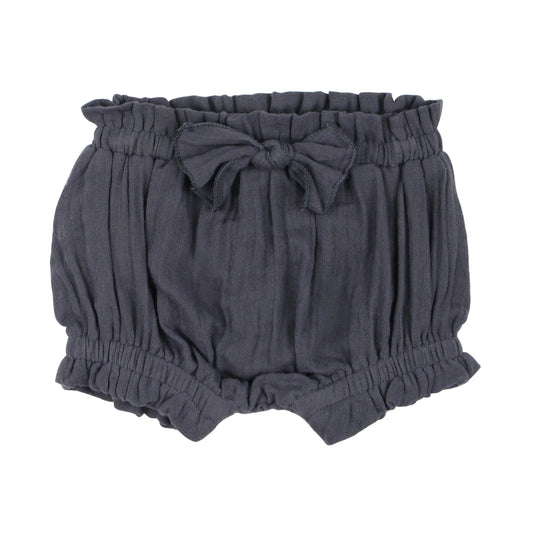 Organic Muslin Ruffle Bloomer | Dusk