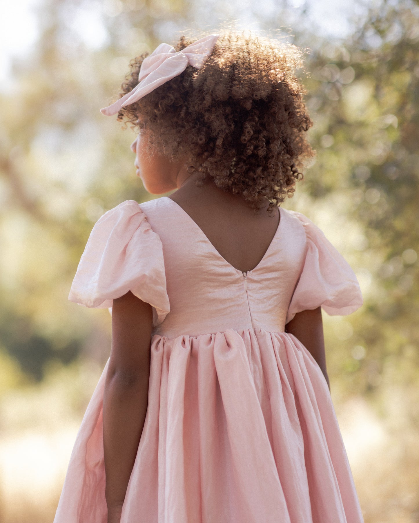 Sofia Dress || Rose Shimmer