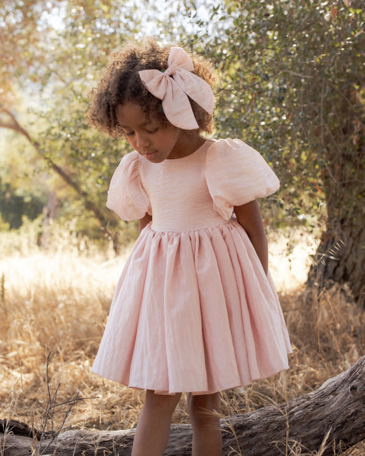 Everly Bow || Rose Shimmer