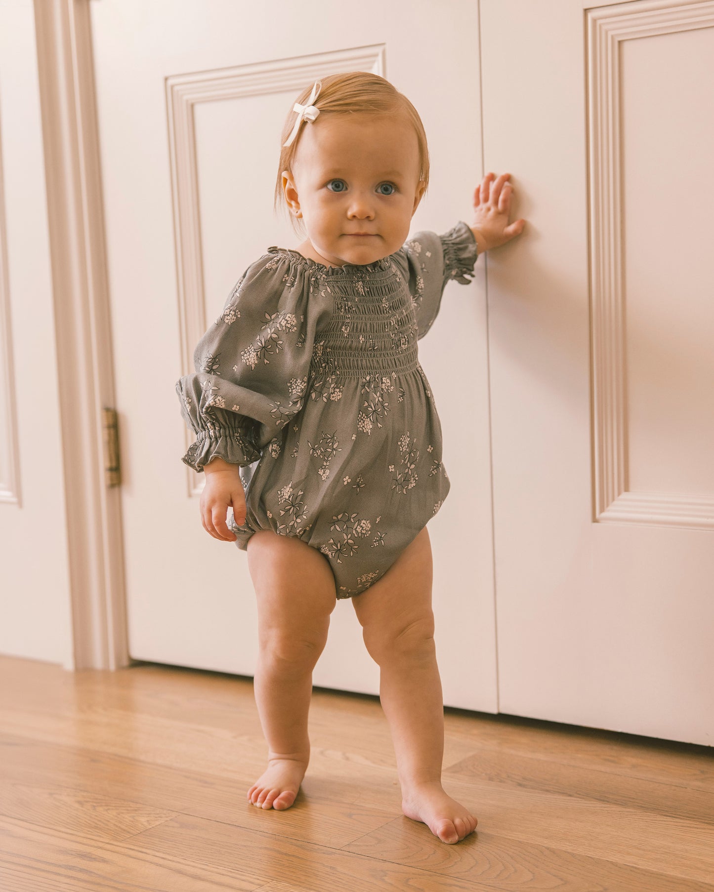 Autumn Romper || Eucalyptus French Floral