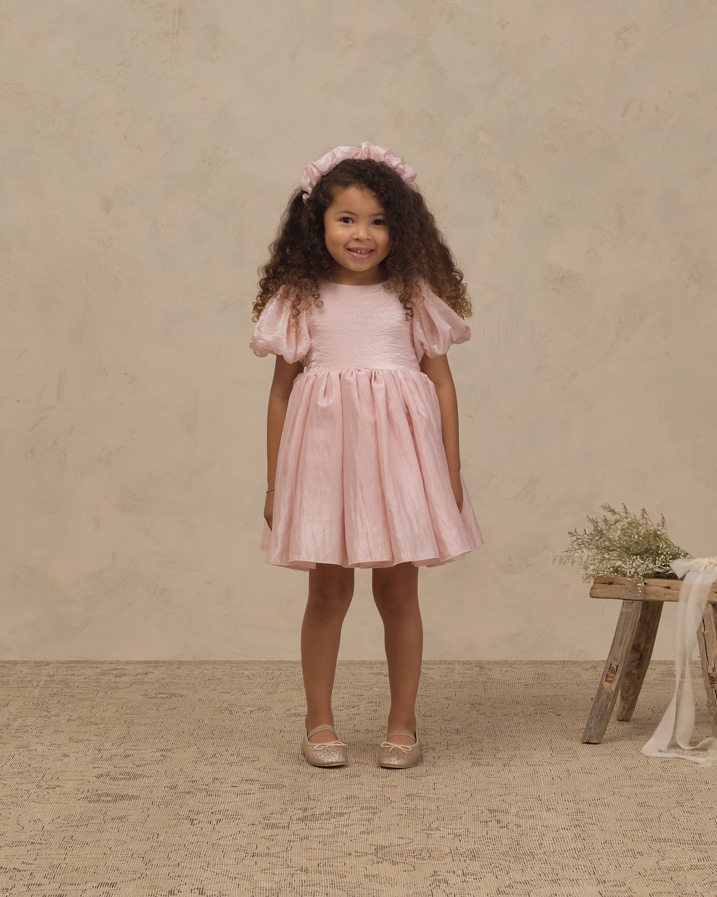 Sofia Dress || Rose Shimmer