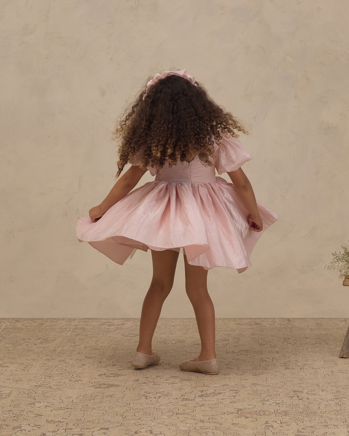 Sofia Dress || Rose Shimmer