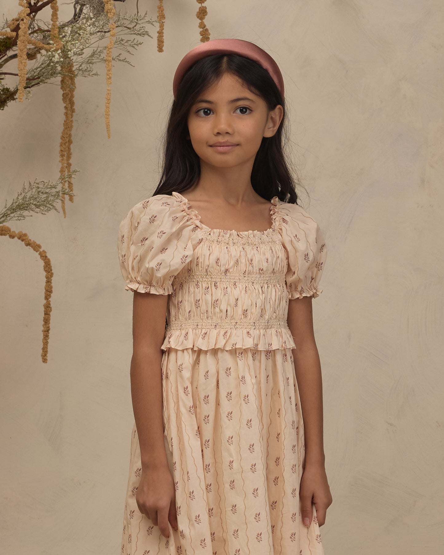 Maggie Dress || Floral Stripe