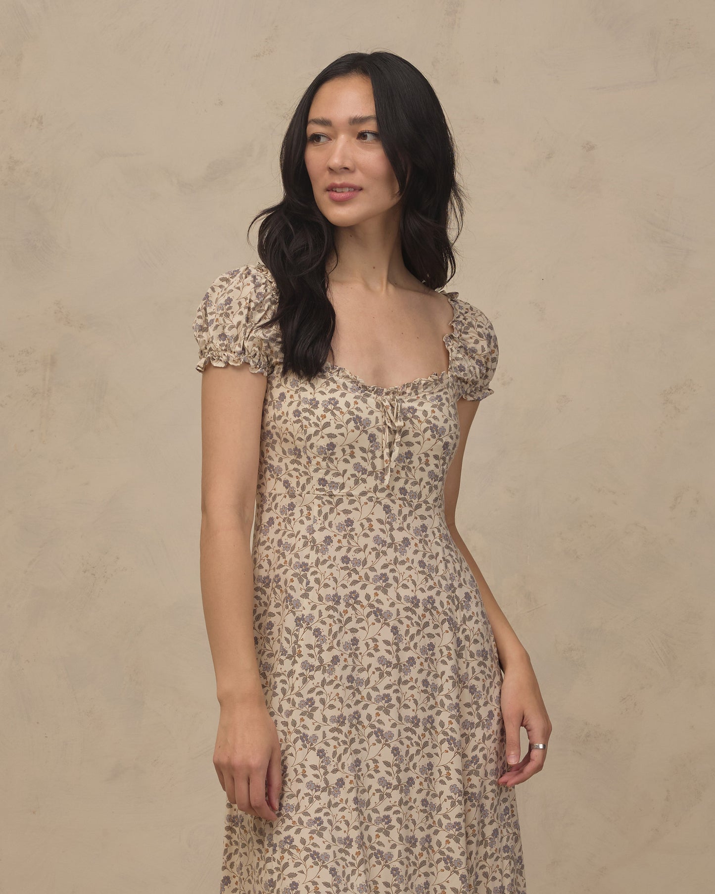 Women's Nancy Dress || Blue Garden