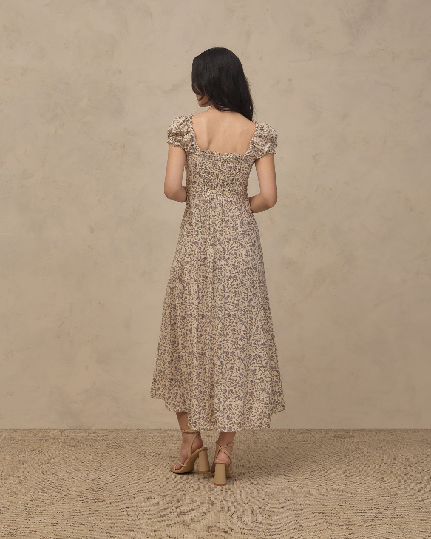 Women's Nancy Dress || Blue Garden