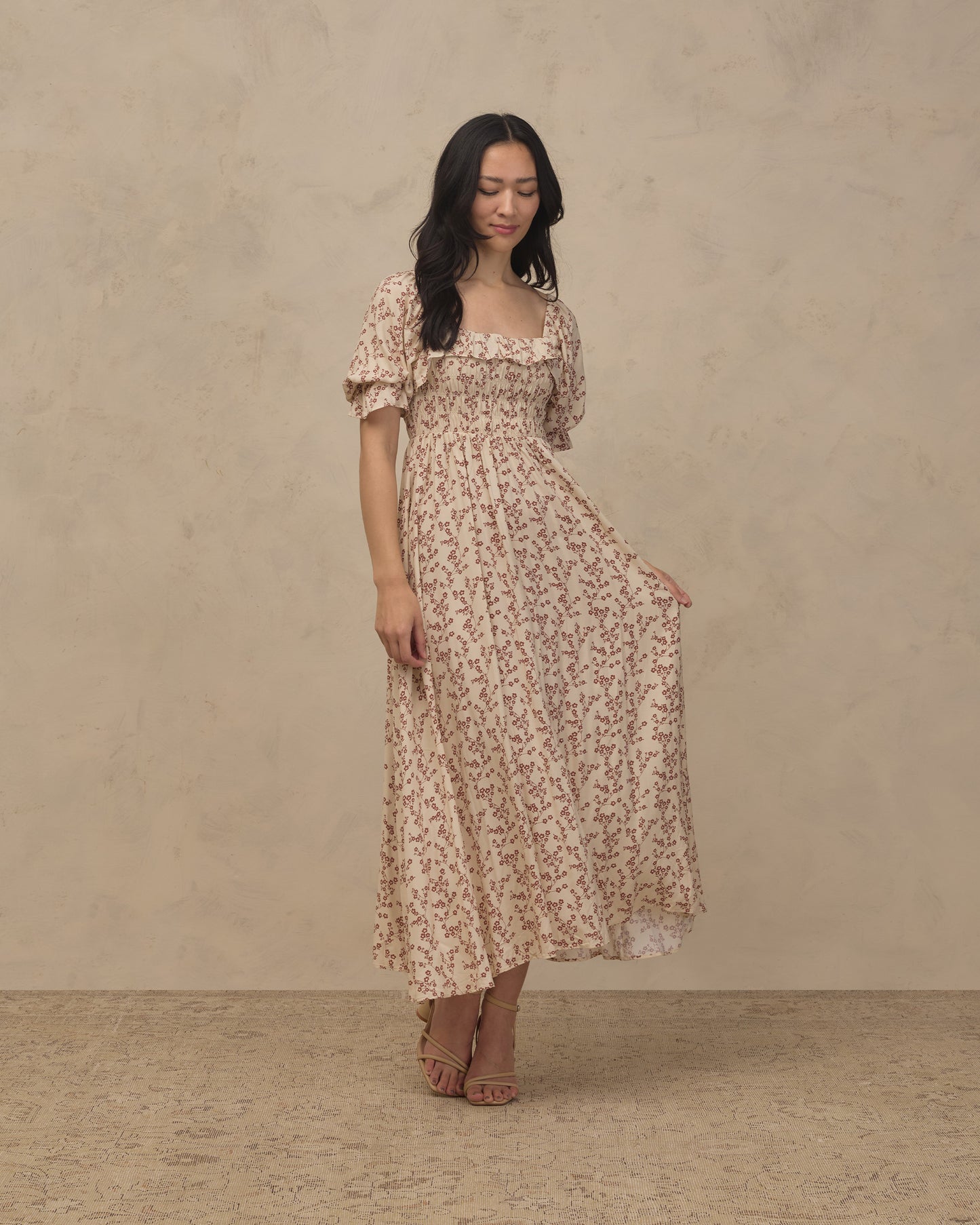 Women's Birdie Dress || Floral Toile