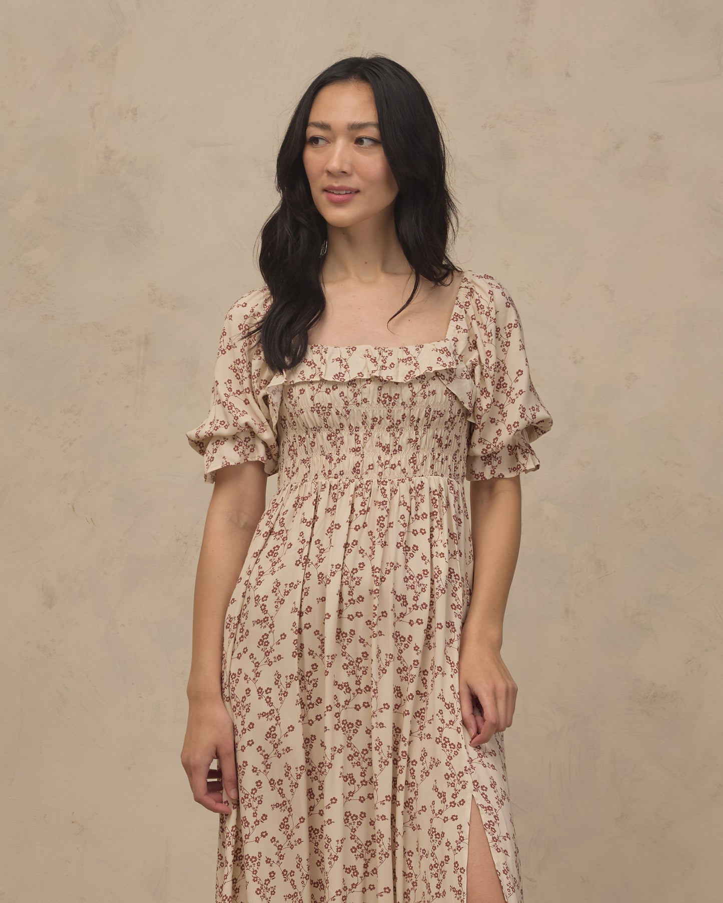 Women's Birdie Dress || Floral Toile