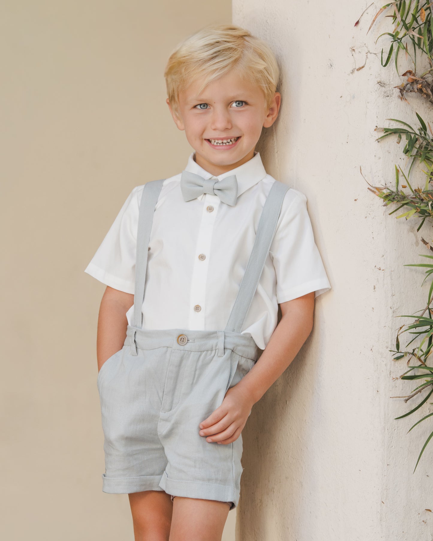 Suspender Short | Mist