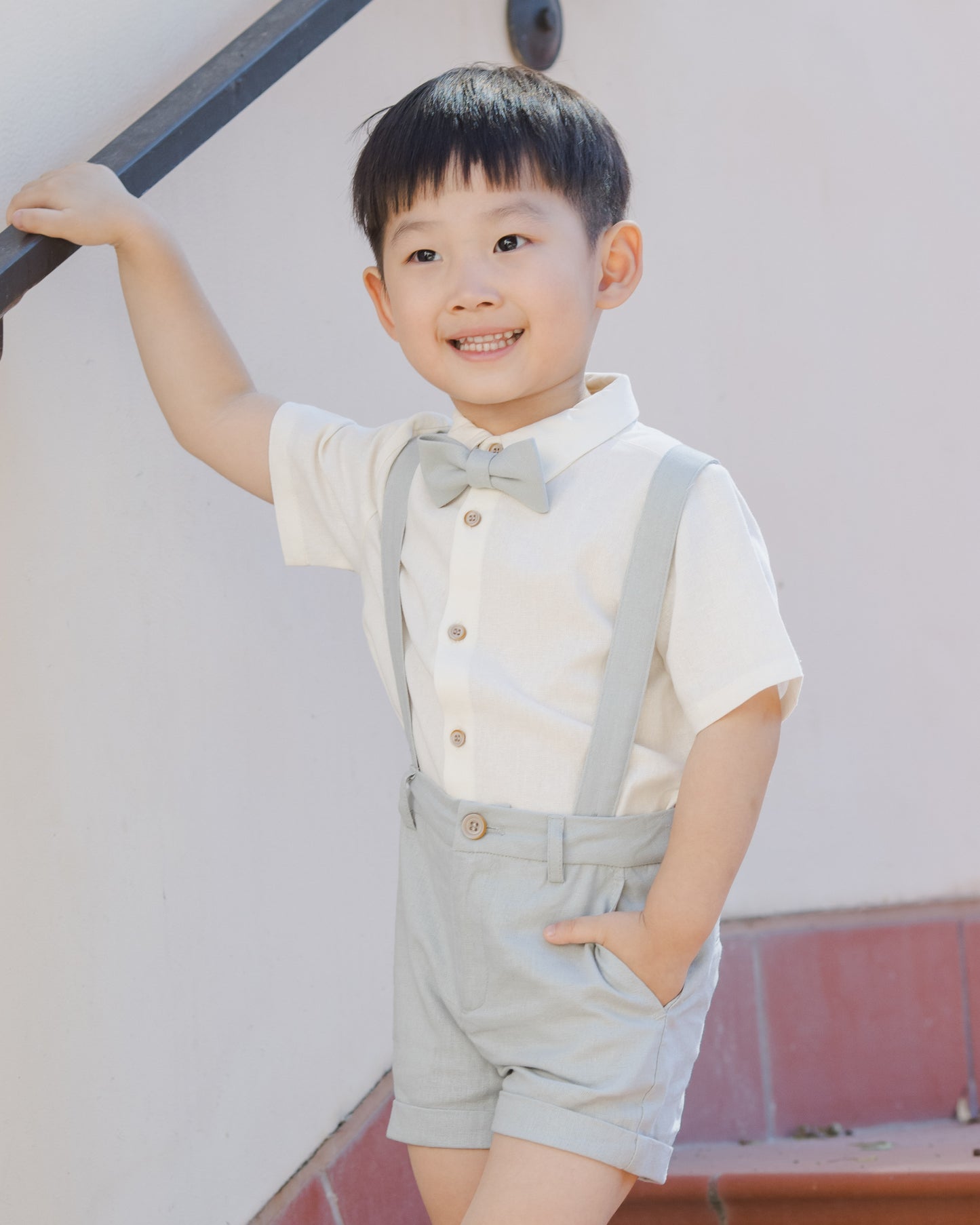 Suspender Short | Mist