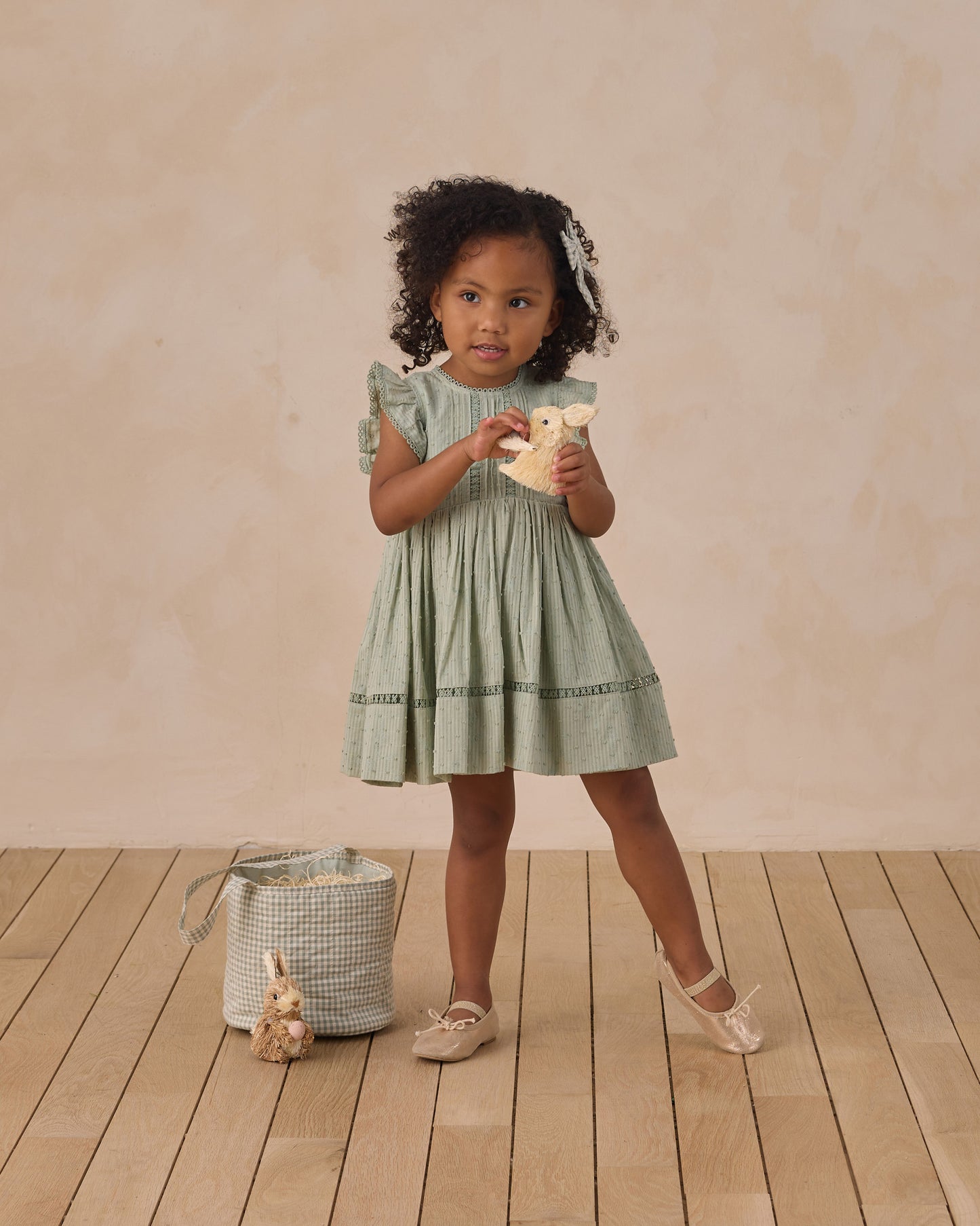 Easter Basket | Eucalyptus Check