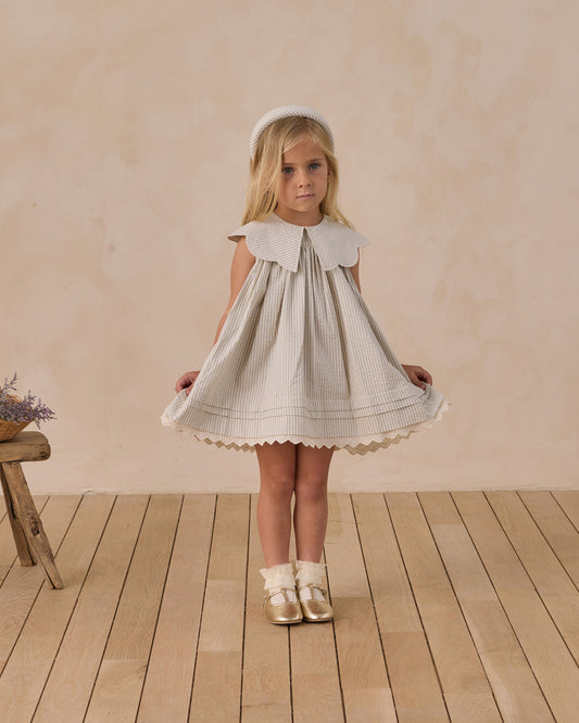 Florence Dress | Sky Stripe