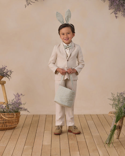 Easter Basket | Eucalyptus Check