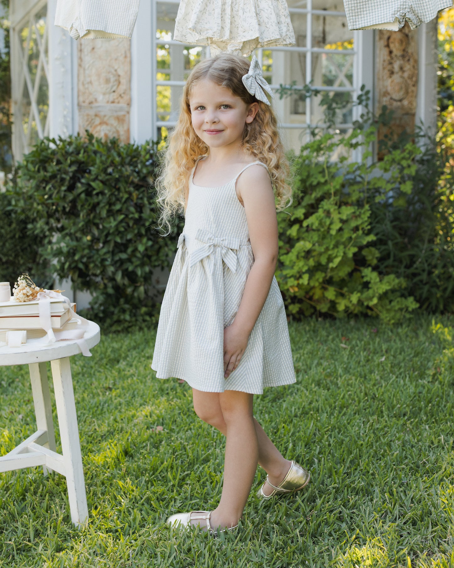 Betsy Dress | Sky Stripe