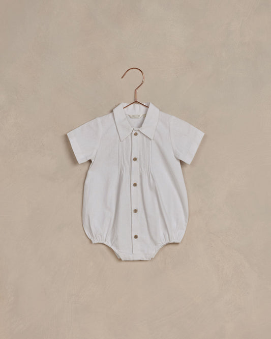 Henry Romper | White