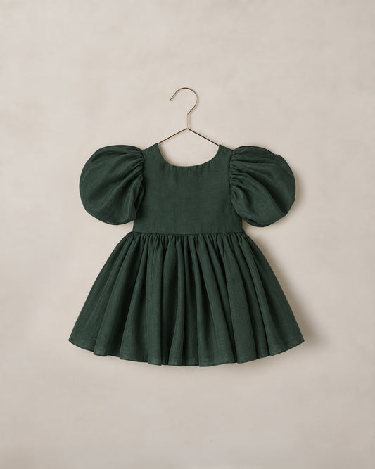 Sofia Dress | Green Shimmer