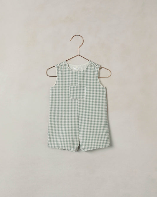 Georgie Romper | Eucalyptus Check