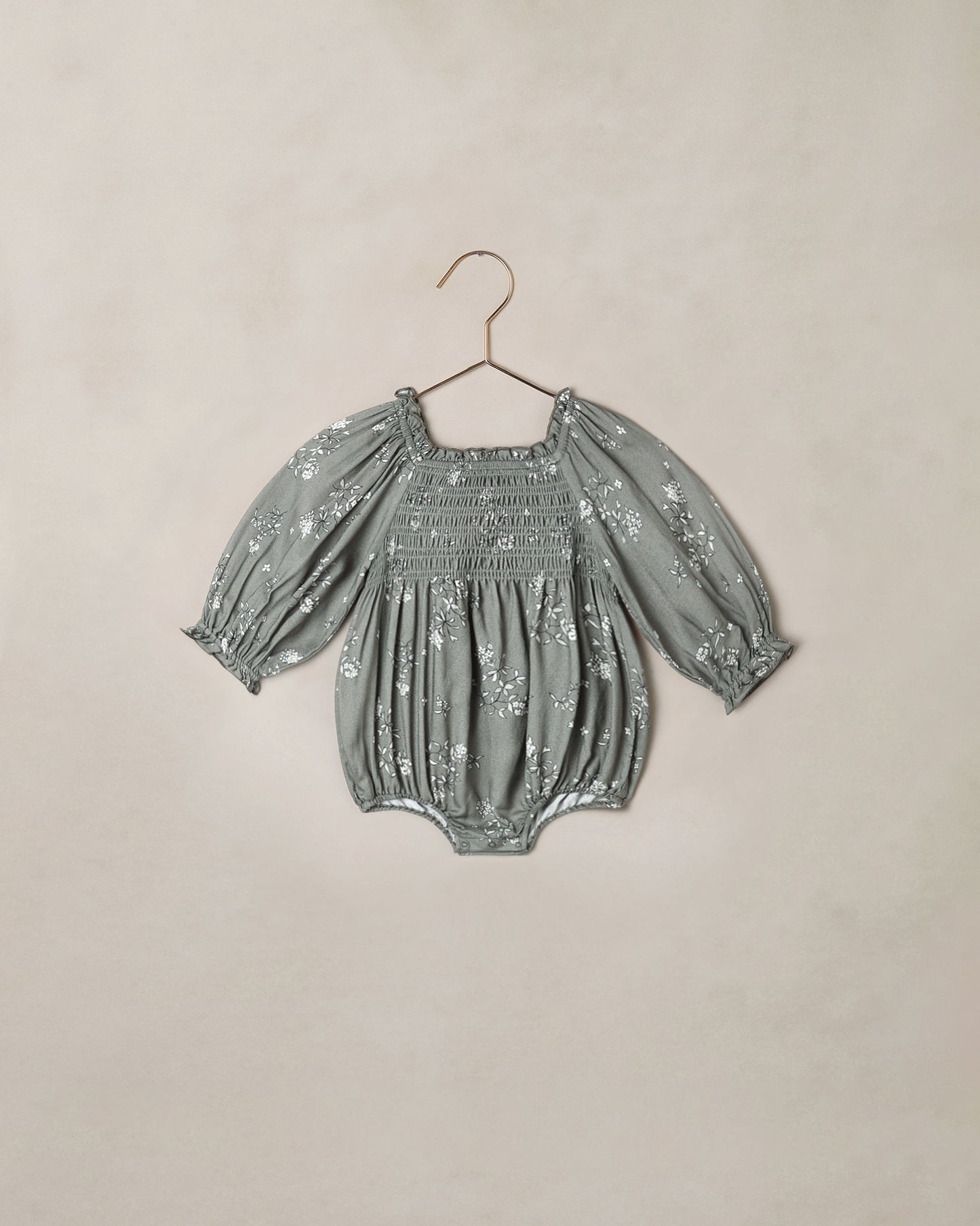 Autumn Romper || Eucalyptus French Floral
