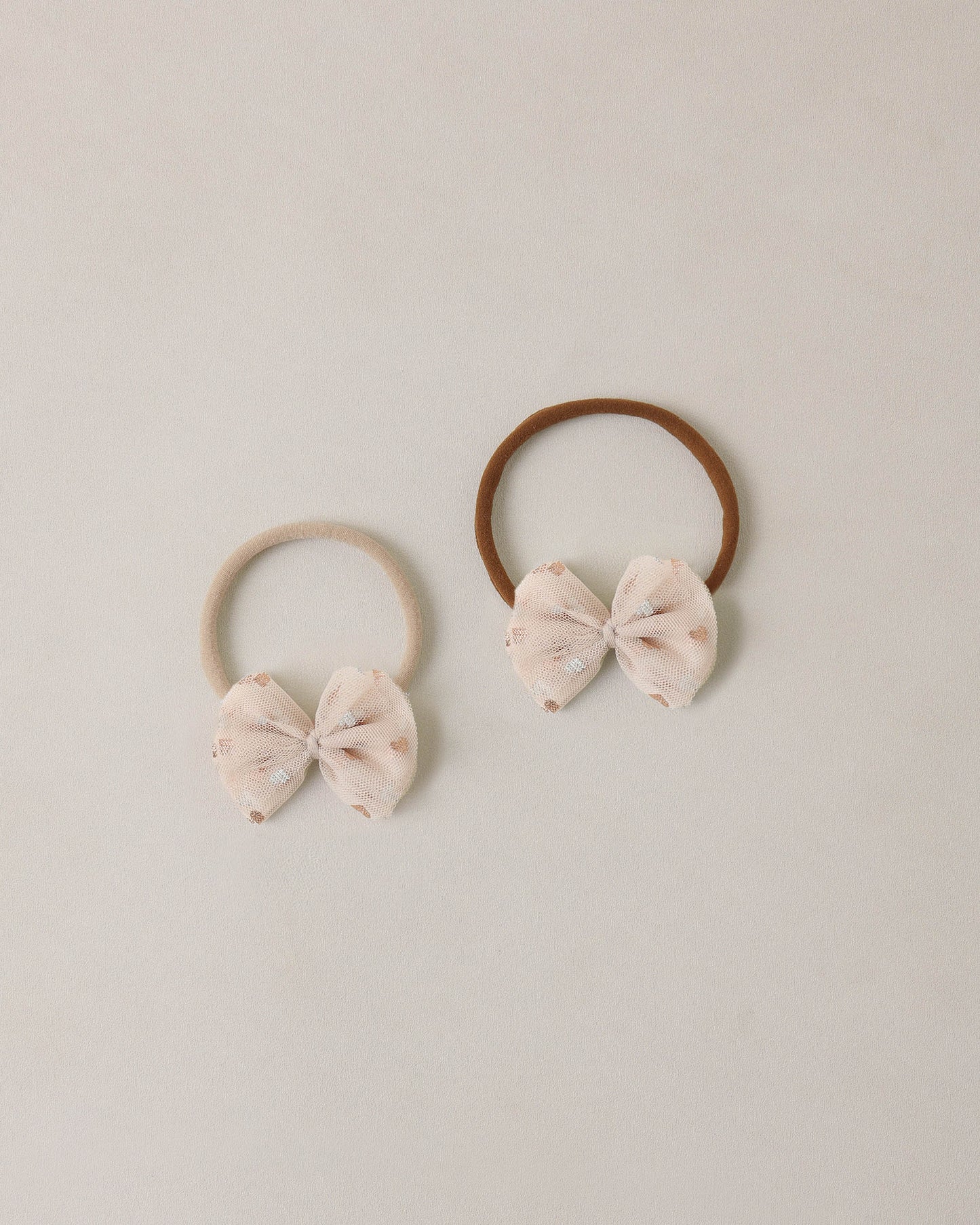 Flutter Tulle Headband | Rose Gold Hearts