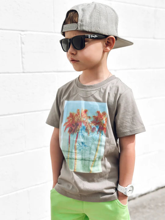 Neon Palm Tee