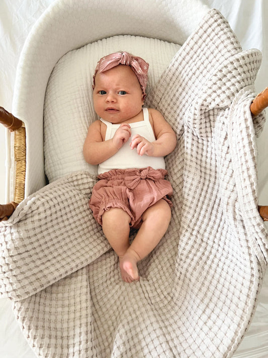 Organic Criss-Cross Bodysuit | White