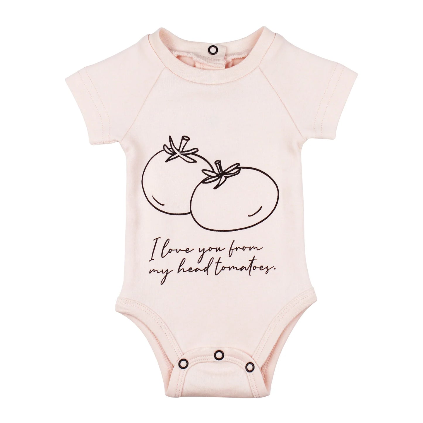 Raglan Bodysuit | Blush Tomatoes