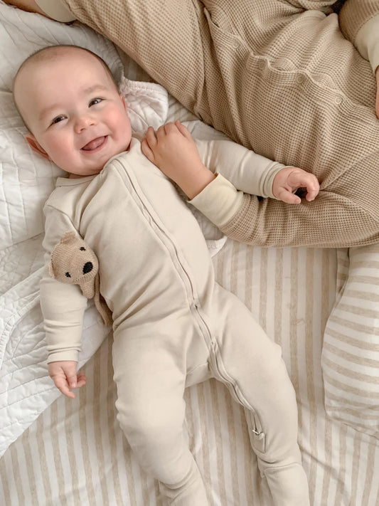Stone Footed Sleeper | 2-Way Zipper