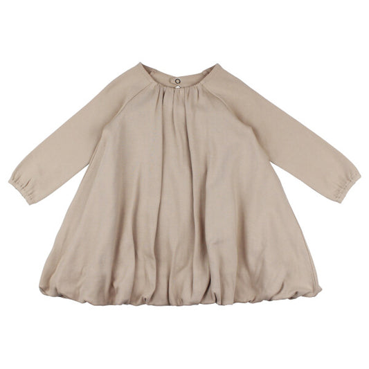 Organic Bubble Dress | Oatmeal