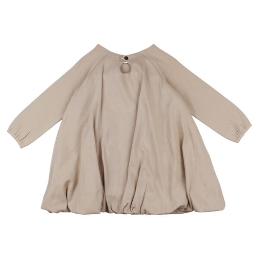 Organic Bubble Dress | Oatmeal