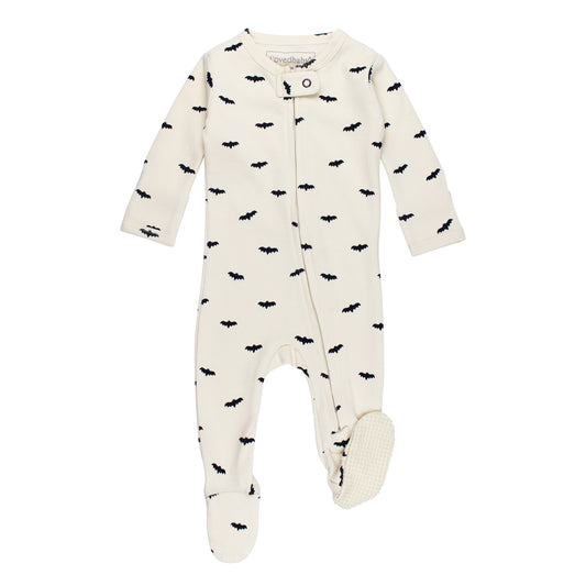 2-Way Zipper Footie | Bats