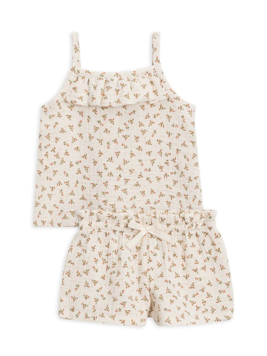 Kid Haven Muslin Tank Set | Wildflowers