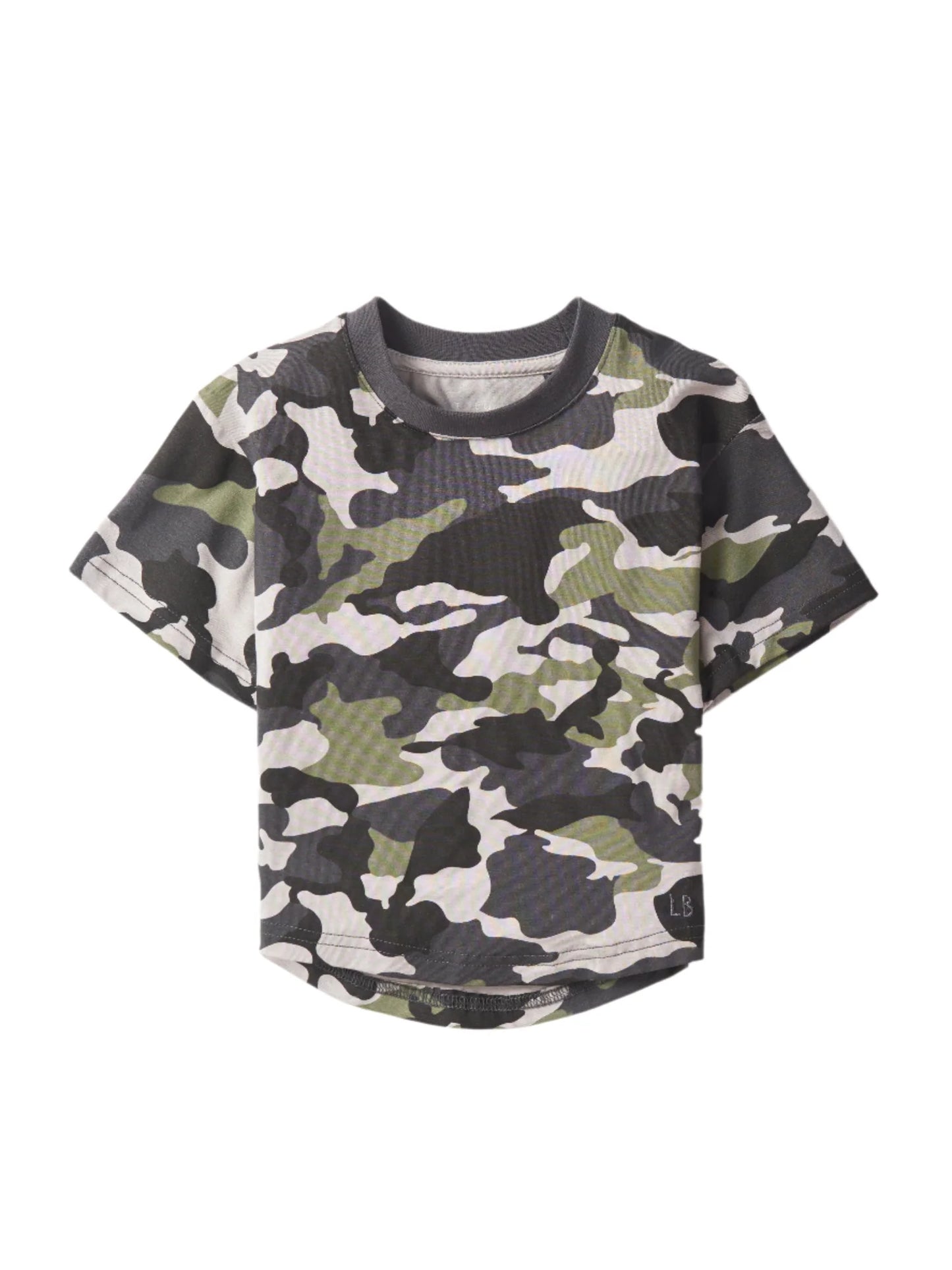 Oversized Bamboo Tee | Camo