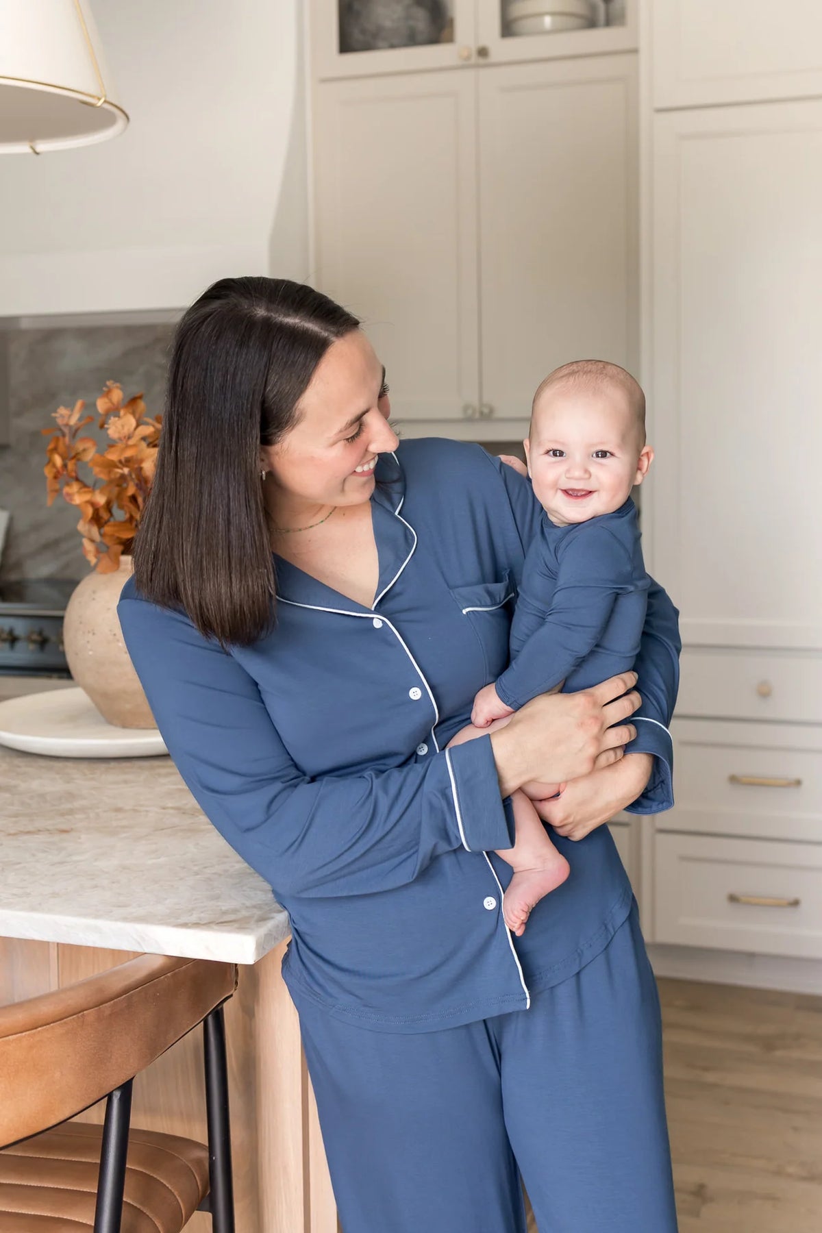 Women's Long-Sleeve Pajama Set | Oxford