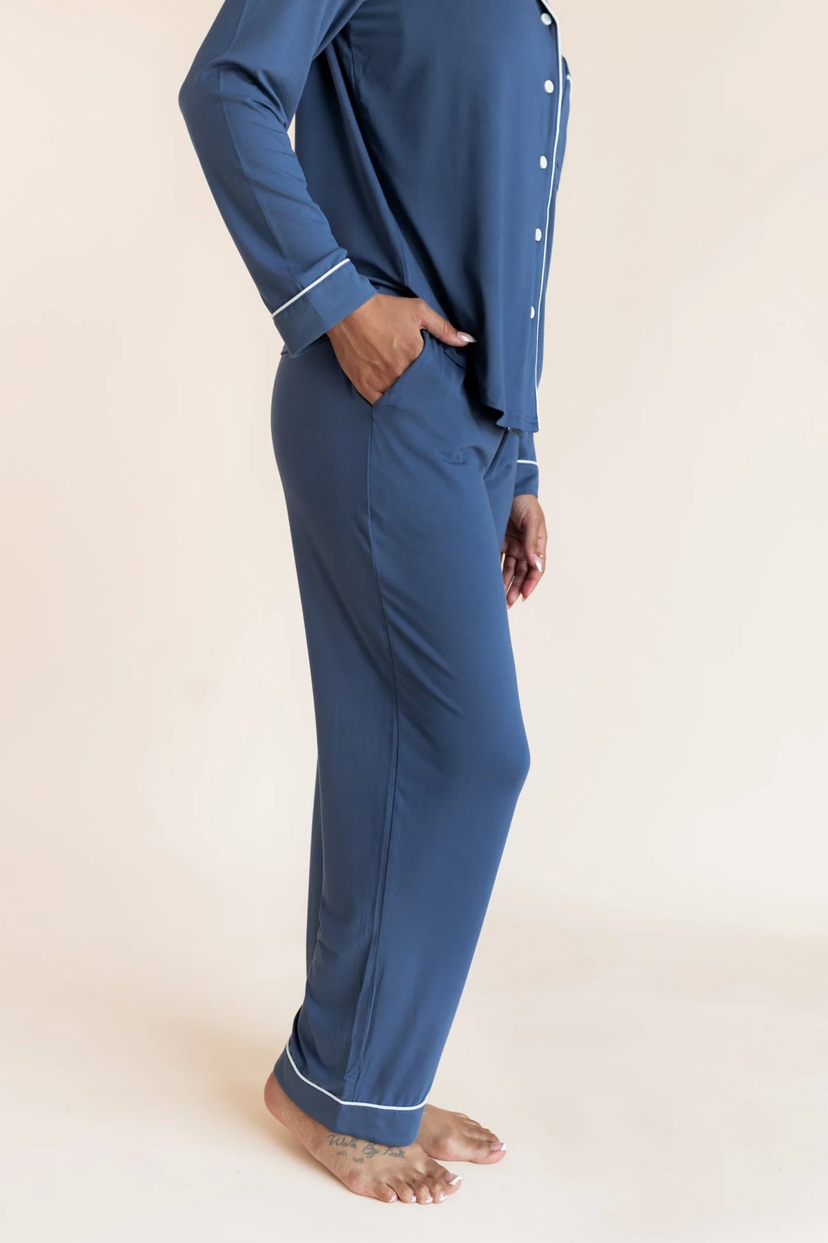 Women's Long-Sleeve Pajama Set | Oxford