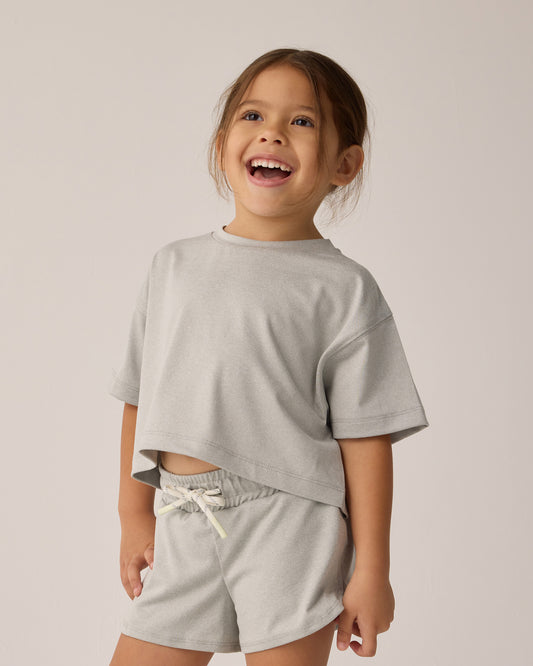 Speed Short || Heathered Seafoam